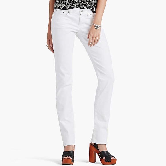 Lucky Brand Denim - Lucky Brand Sweet ‘N Straight White Denim Jeans 8
